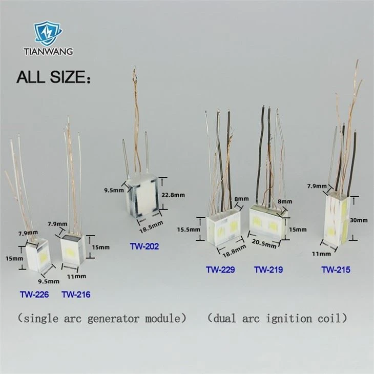 TW-229 Electronic Arc Lighter Moxibustion Apparatus High Voltage Double Arc Tranformer Arc Igniter Accessories Windproof No Gas